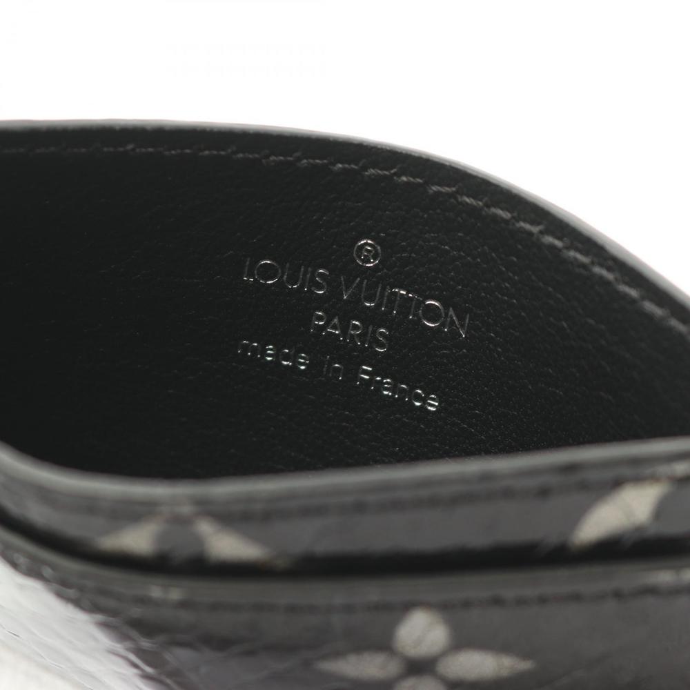 Louis Vuitton Python Leather Case Black Porto Mon… - image 3